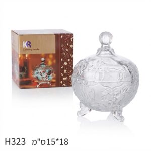 קערת קריסטל לסוכריות גדולה H323
